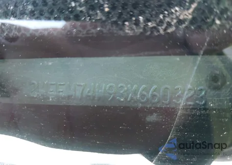 2003 Mercury Grand Marquis Gs из США, поврежденный, VIN 2MEFM74W93X660323